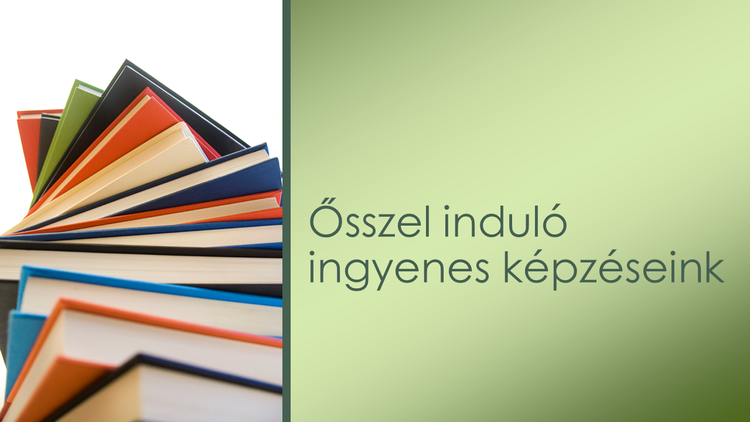 Ősszel induló ingyenes képzéseink